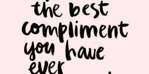 compliment