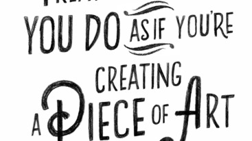 Quote Piece of Art